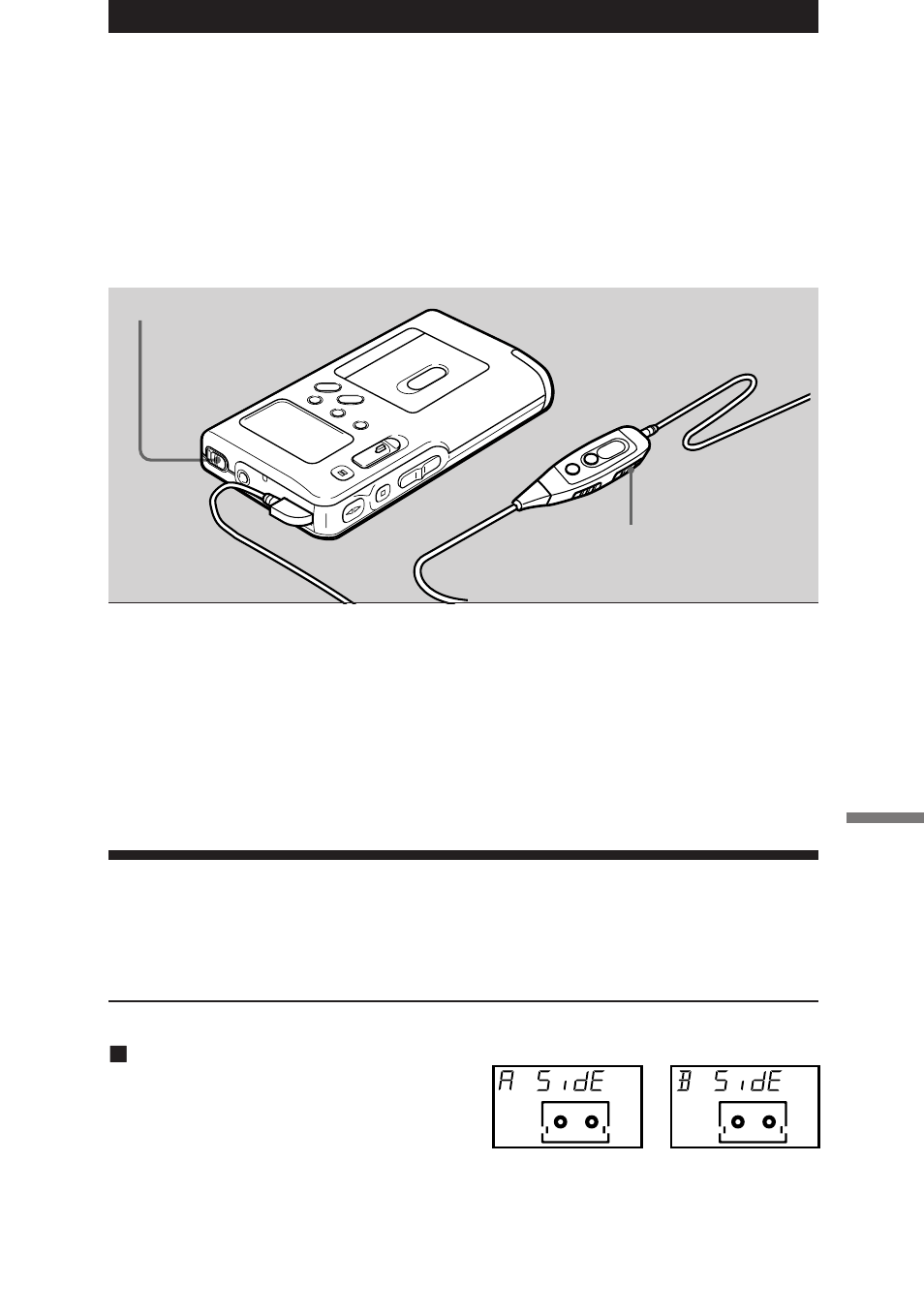 Sperren der bedienelemente (hold-funktion), Abrufen der bandseite (a/b side), Schieben sie hold in richtung des pfeils | D wiedergabe, Weitere nützliche funktionen | Sony NT-2 User Manual | Page 99 / 153