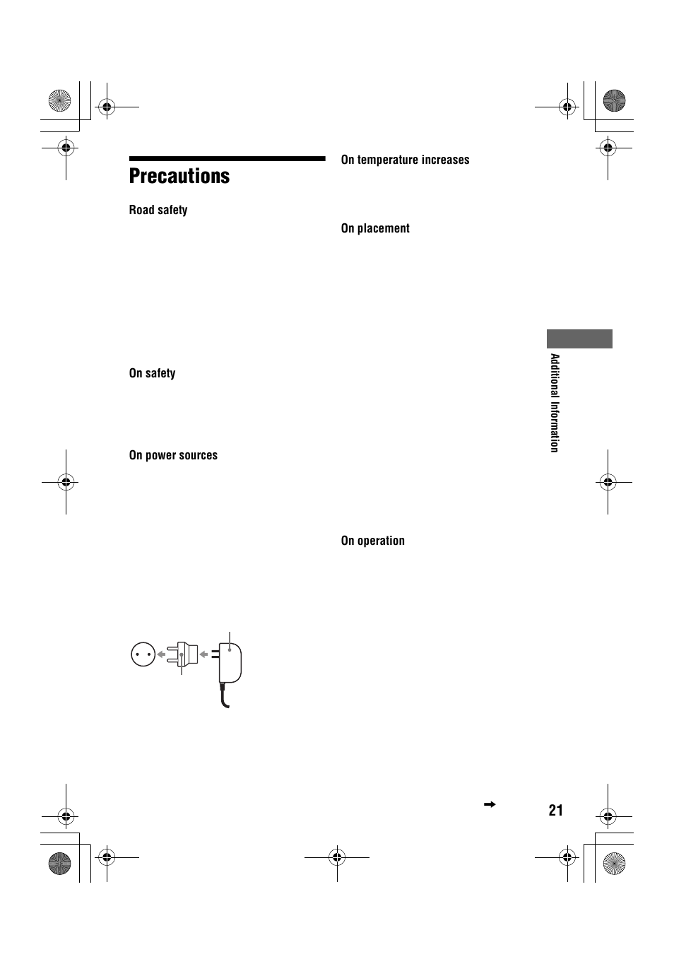 Precautions | Sony DVP-FX96 User Manual | Page 21 / 32
