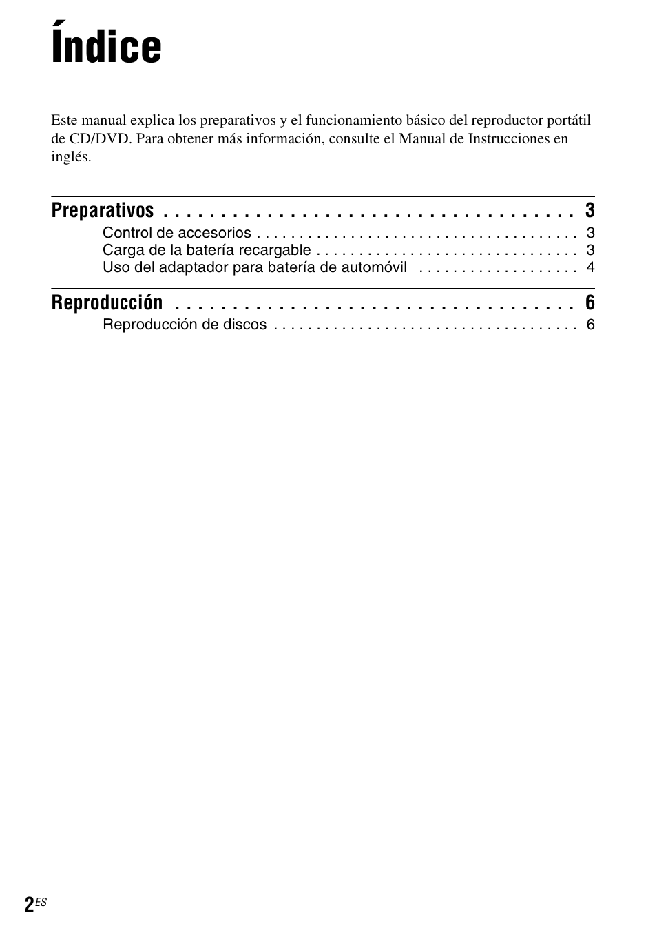 Índice | Sony DVP-FX74 User Manual | Page 30 / 36