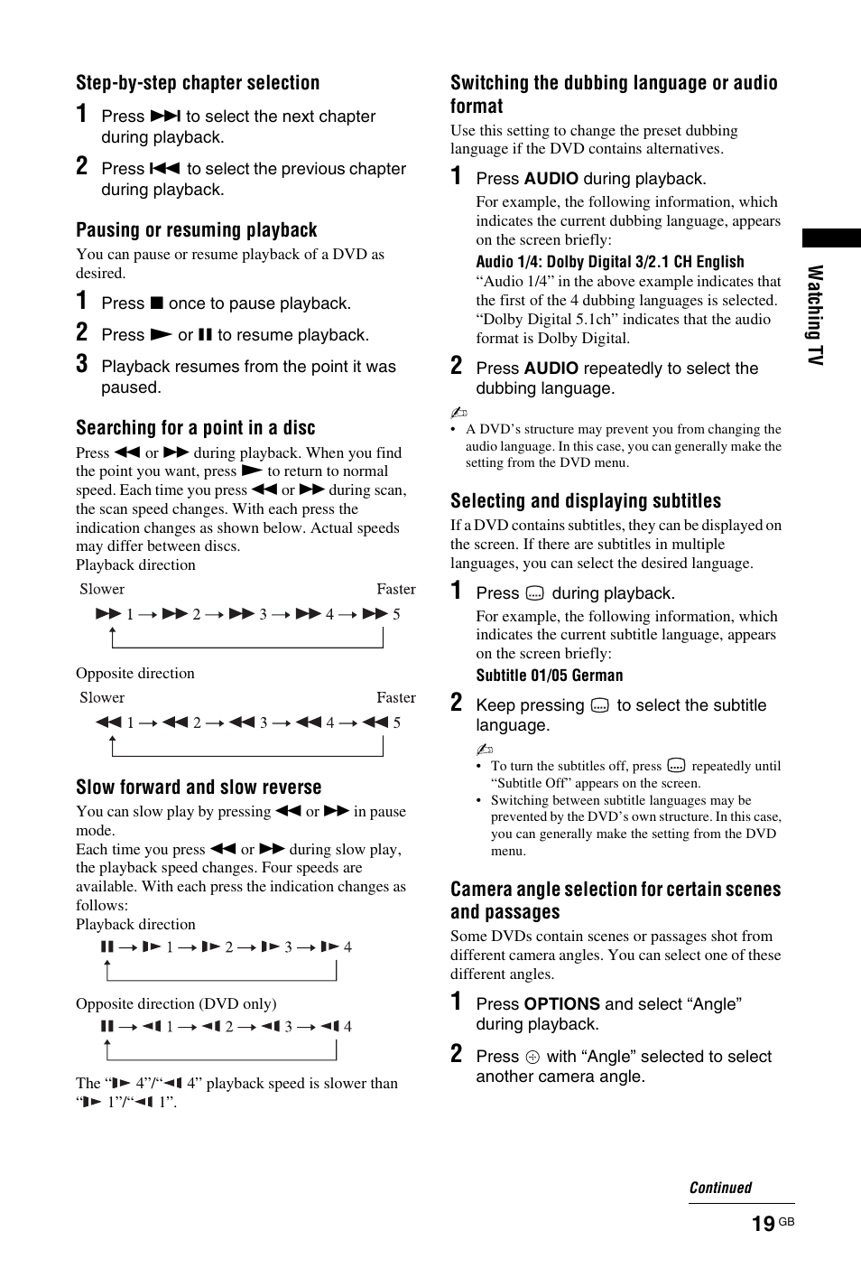 Sony KDL-22CX32D User Manual | Page 19 / 48