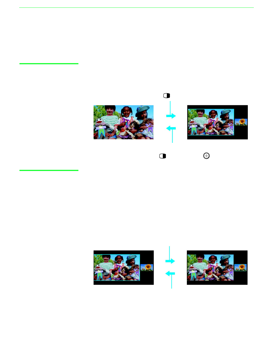 Using twin view, Activating twin pictures, Activating the picture | 50 using twin view | Sony GRAND WEGA KF 60DX100 User Manual | Page 50 / 92