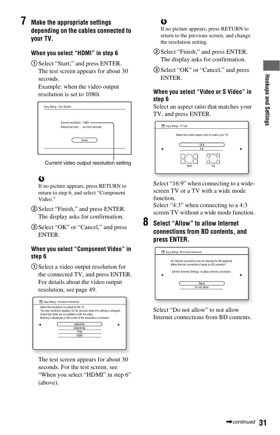 Sony BDPS560 User Manual | Page 31 / 83