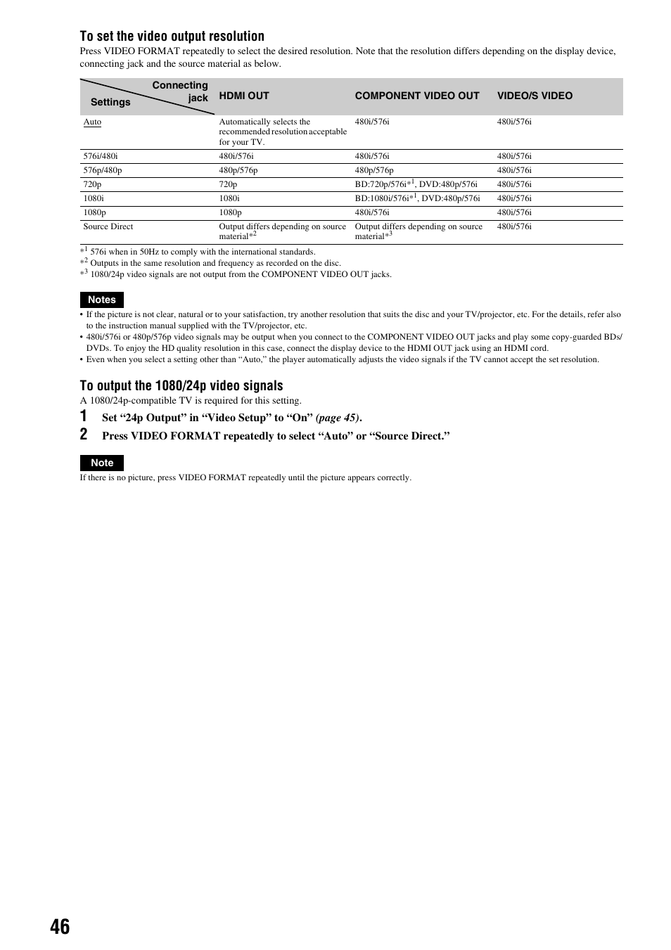 Sony BDP - S1E User Manual | Page 46 / 64