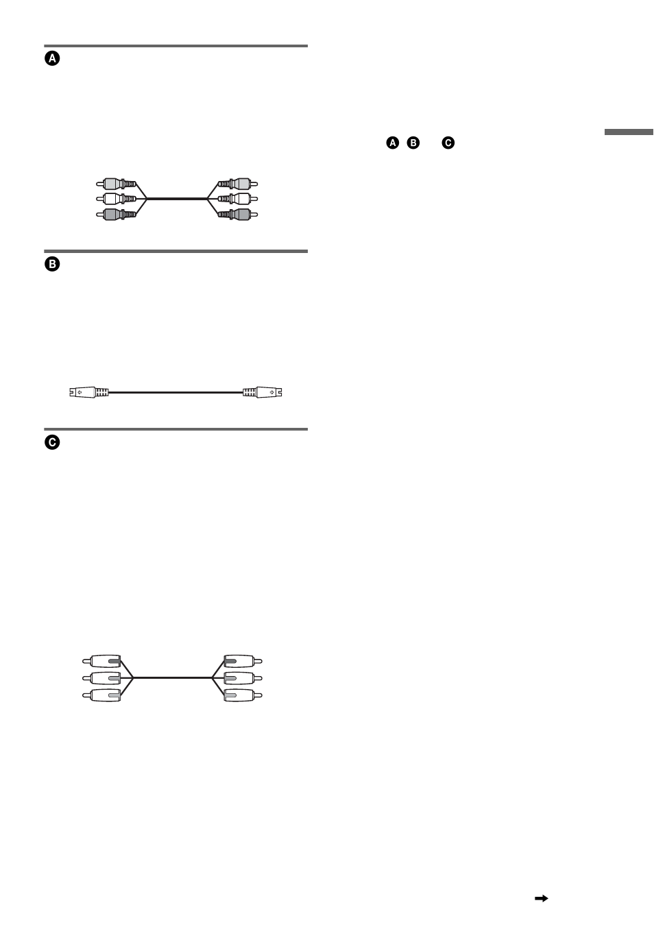 Connecting to a video input jack, Connecting to an s video input jack, Connecting to component video input jacks (y, p | Sony RDR-HX900 User Manual | Page 17 / 120