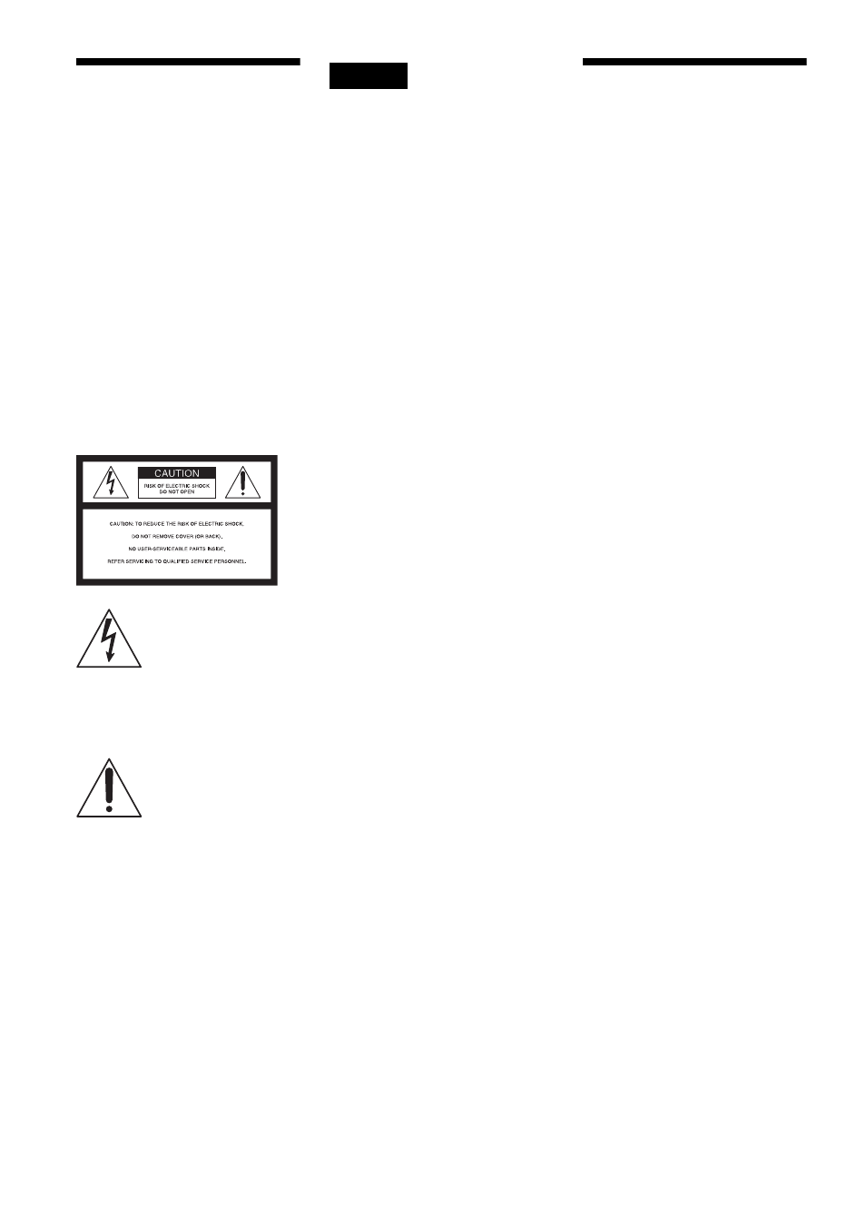 Warning, Precautions | Sony RDR-HX900 User Manual | Page 2 / 120