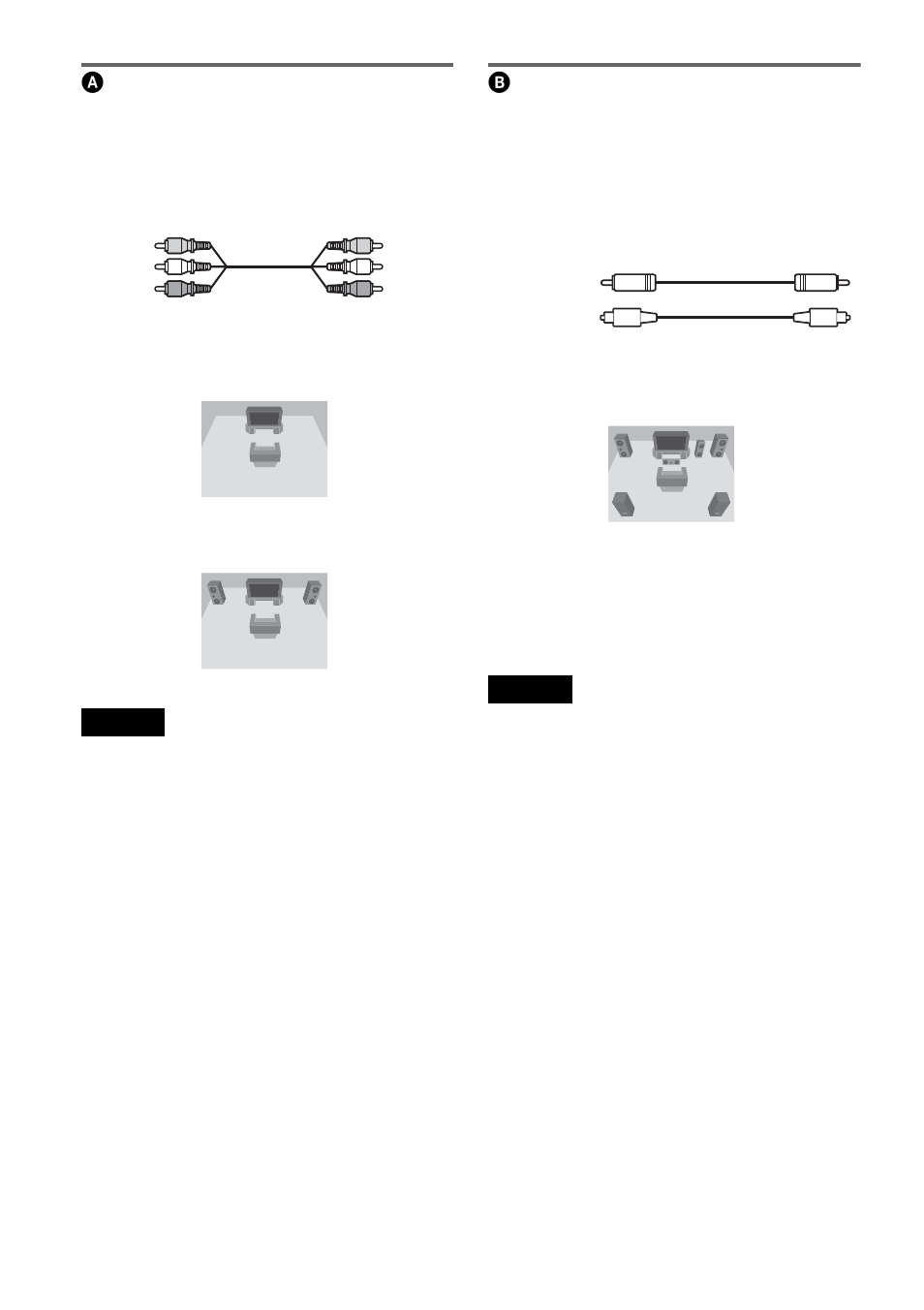 Connecting to audio l/r input jacks, Connecting to a digital audio input jack | Sony RDR-HX900 User Manual | Page 20 / 120