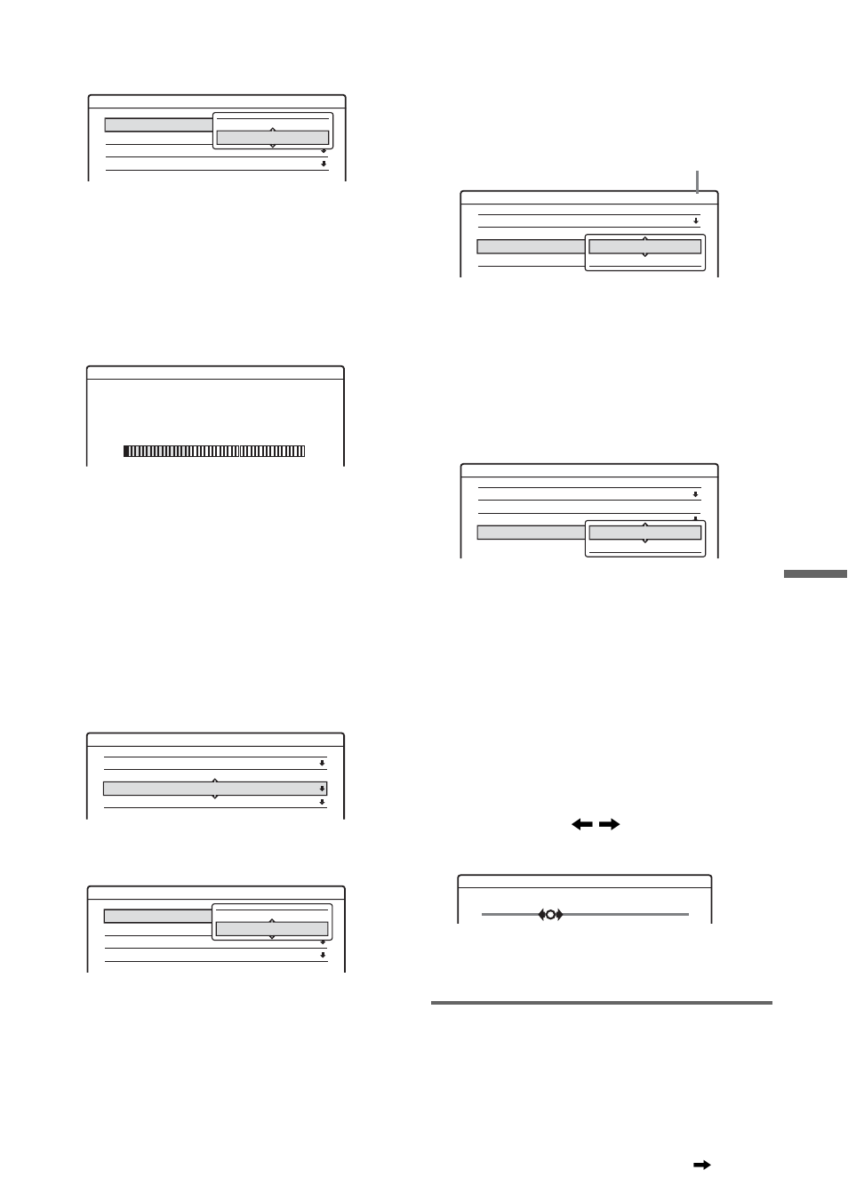 Area setup, Manual set, Select an option, and press enter | Select “tuner preset,” and press enter | Sony RDR-HX900 User Manual | Page 85 / 120