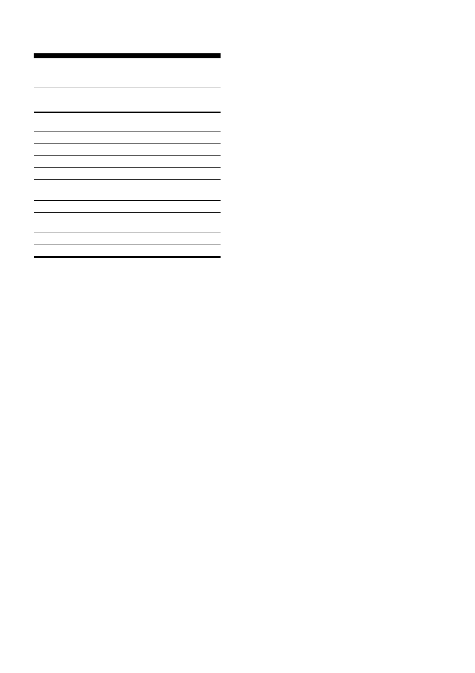 Appendix, Preset mode timing table | Sony HMD-A400 User Manual | Page 45 / 48