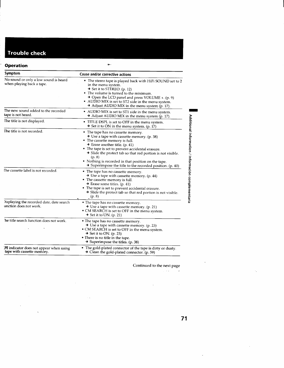 Sony GV-D900 User Manual | Page 71 / 88