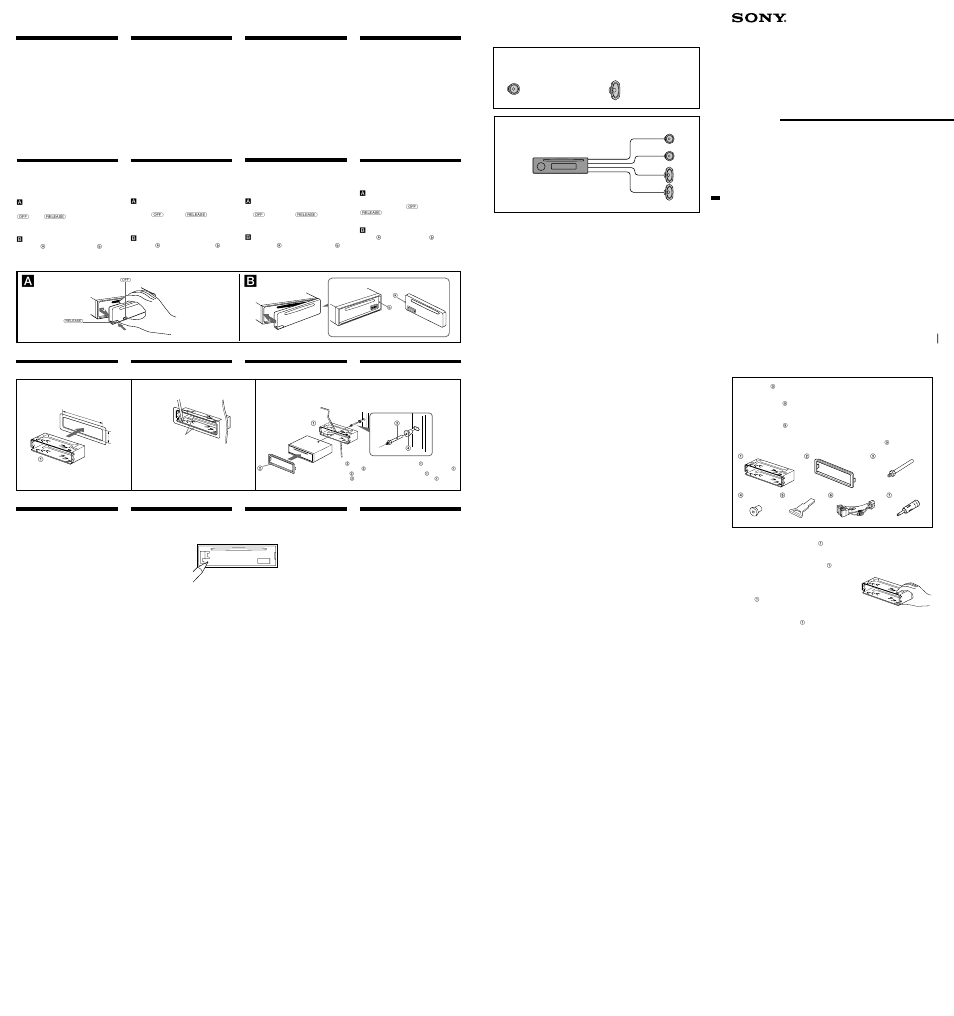 Sony CDX-2500R User Manual | 2 pages