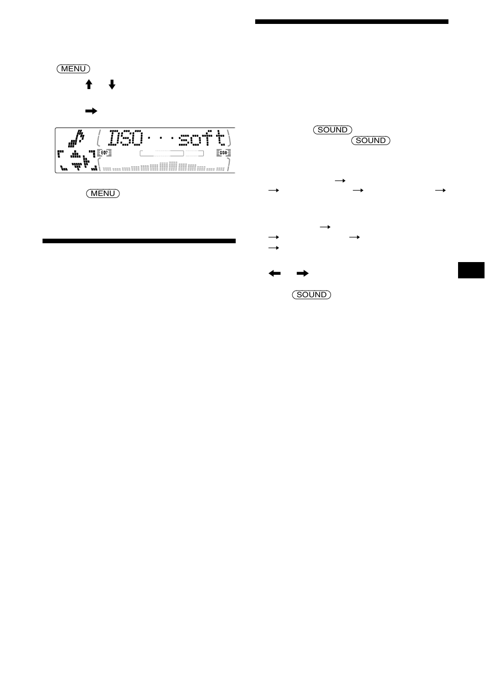 Source sound memory (ssm), Adjusting the sound characteristics | Sony CDX-M670 User Manual | Page 19 / 108