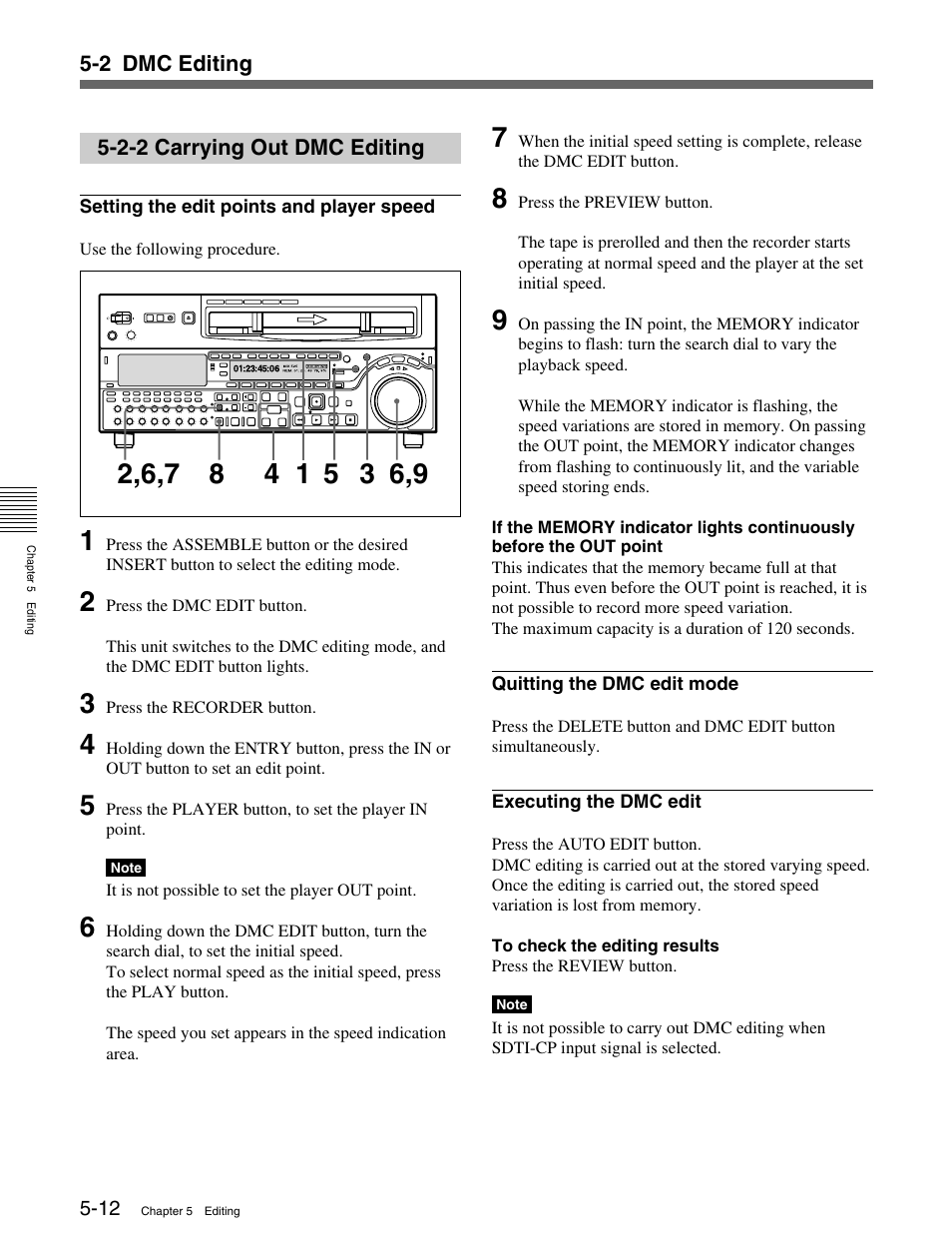 2-2 carrying out dmc editing | Sony MSW-M2000 User Manual | Page 68 / 144