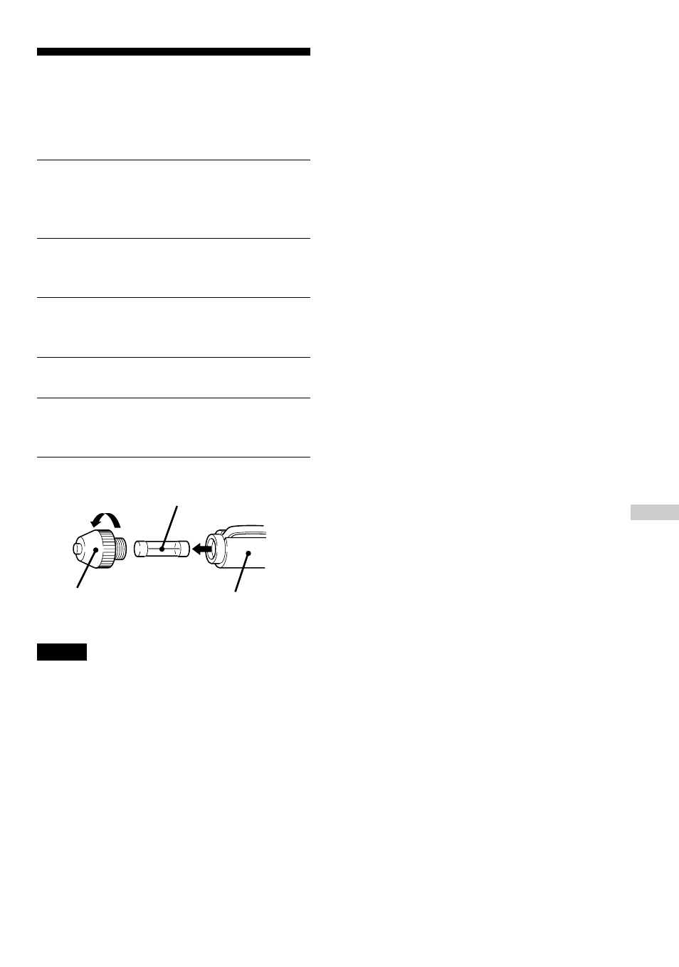 Replacing the fuse of the car battery cord, Replacing the fuse of the car battery cord . 17, 17 replacing the fuse of the car battery cord | Sony D-MJ95 User Manual | Page 17 / 28