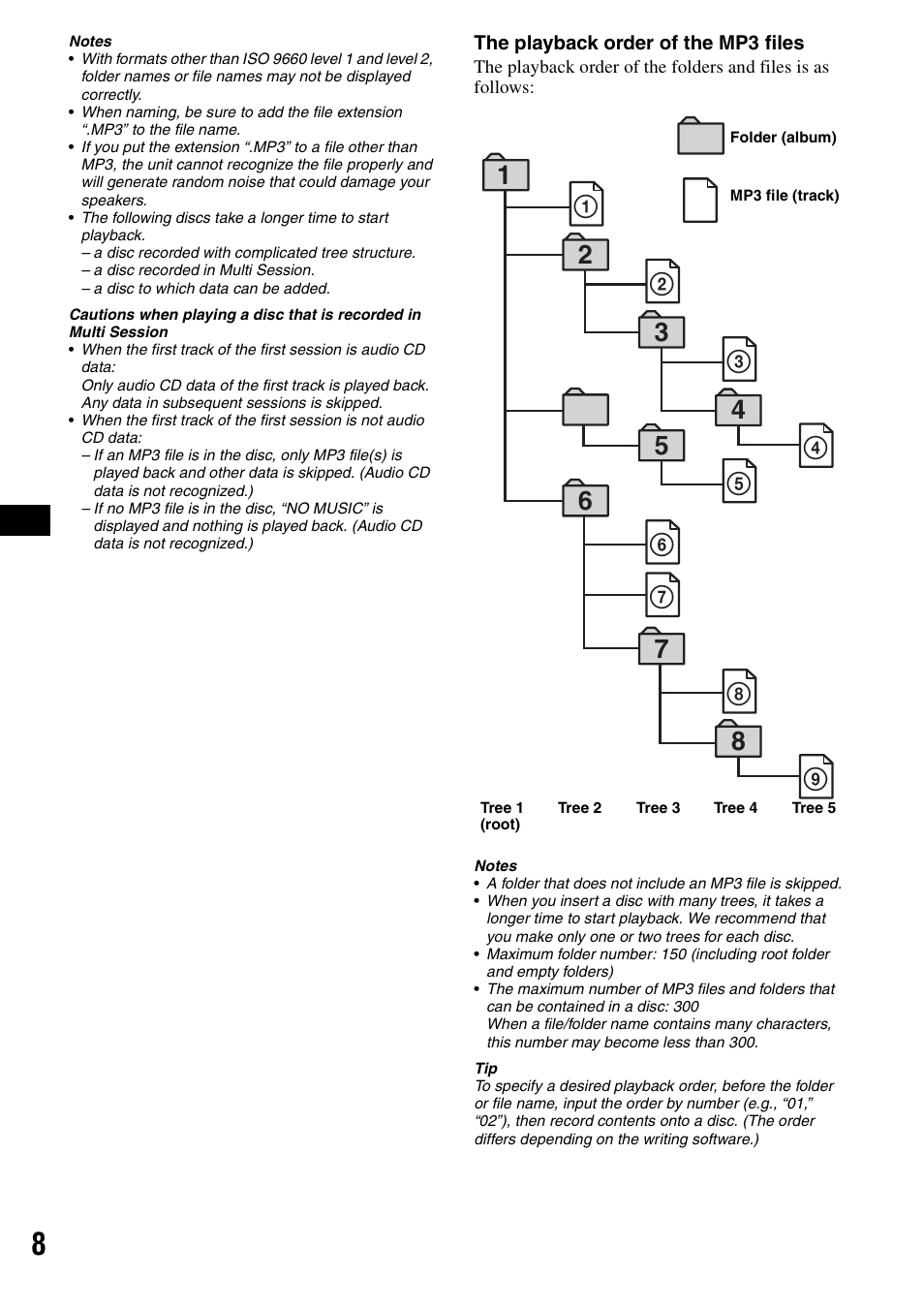 Sony CDX-F5500 User Manual | Page 8 / 84