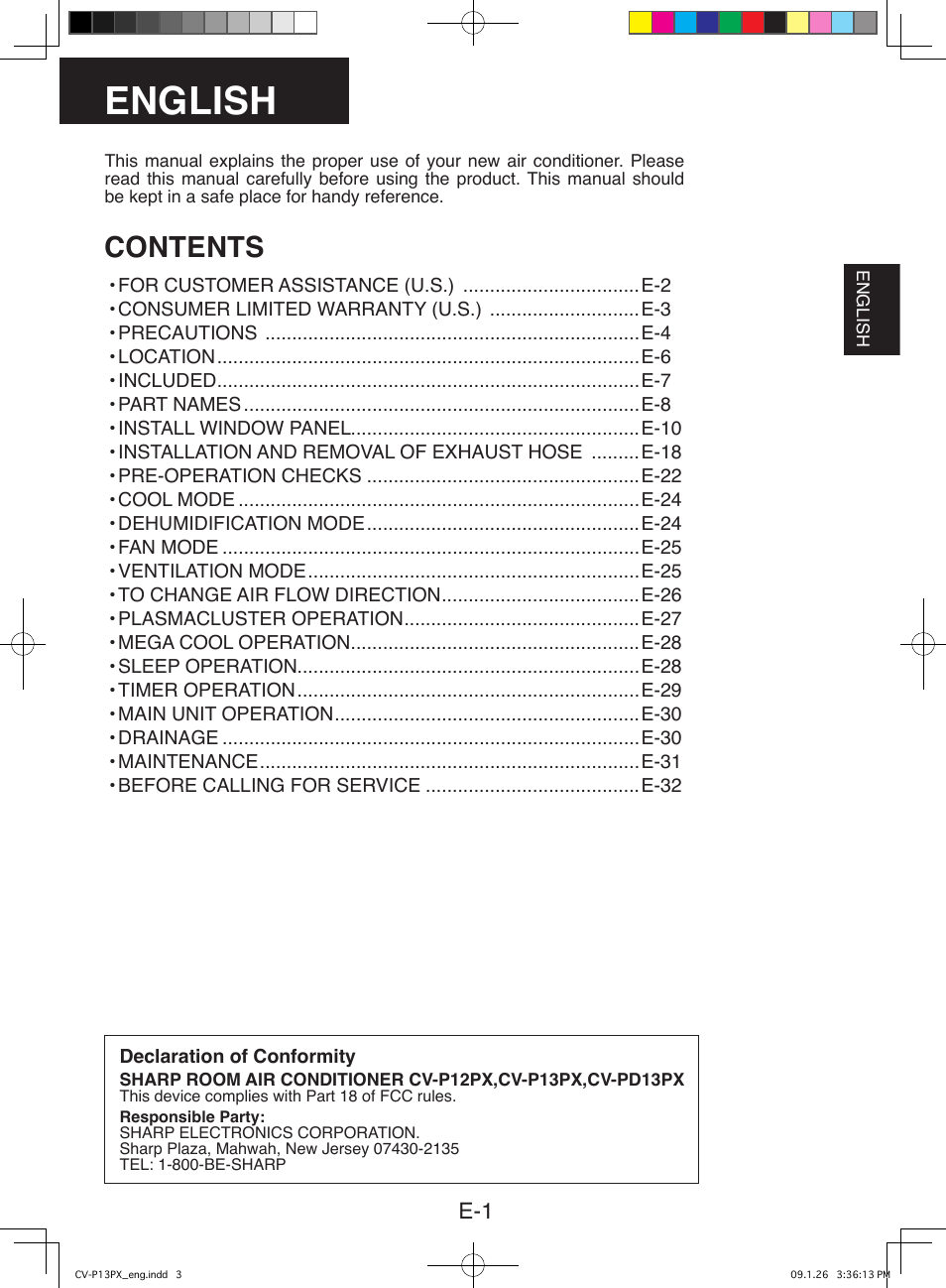 Sony CV-P12PX User Manual | Page 3 / 34