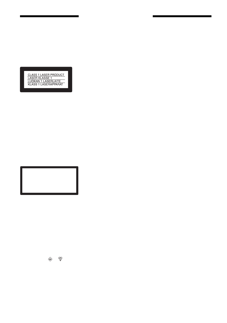Warning, Precautions, On safety | On power sources, On placement | Sony RDR-GX700 User Manual | Page 2 / 116