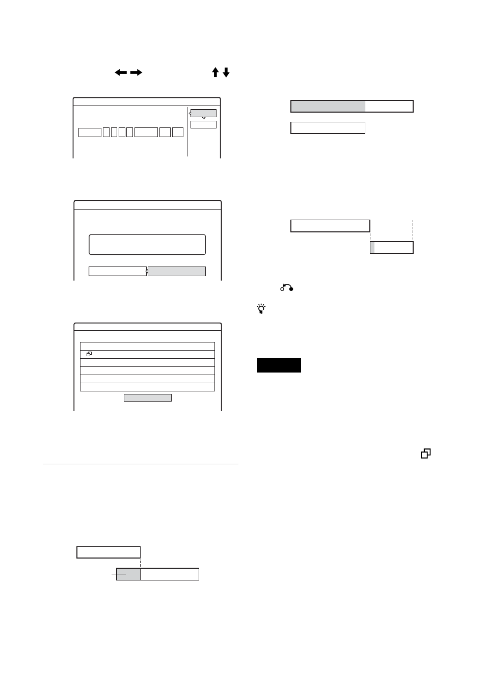 Select one of the options, and press enter, When the timer settings overlap, Press o return | Sony RDR-GX700 User Manual | Page 46 / 116