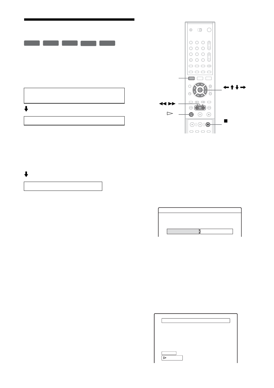 Program edit, Select “dv edit,” and press enter, Select “program edit,” and press enter | Select “start,” and press enter | Sony RDR-GX700 User Manual | Page 74 / 116