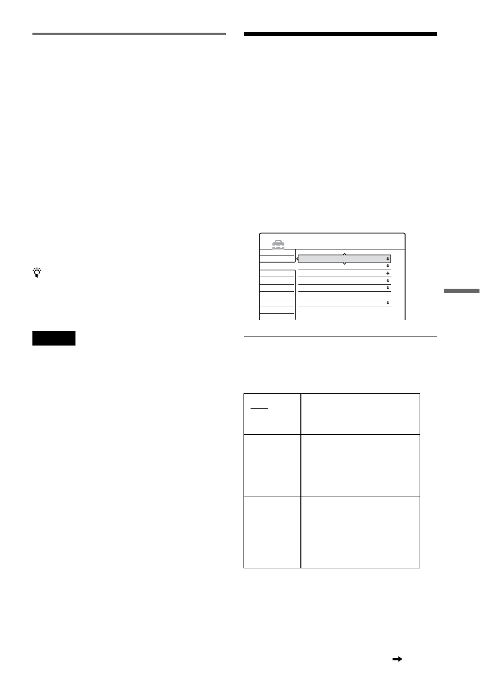 Video settings (video), Language, Osd (on-screen display) | Dvd menu (dvd video only), Audio (dvd video only), Subtitle (dvd video only), Select “setup,” and press enter, Select “video,” and press enter, Tv type | Sony RDR-GX700 User Manual | Page 87 / 116