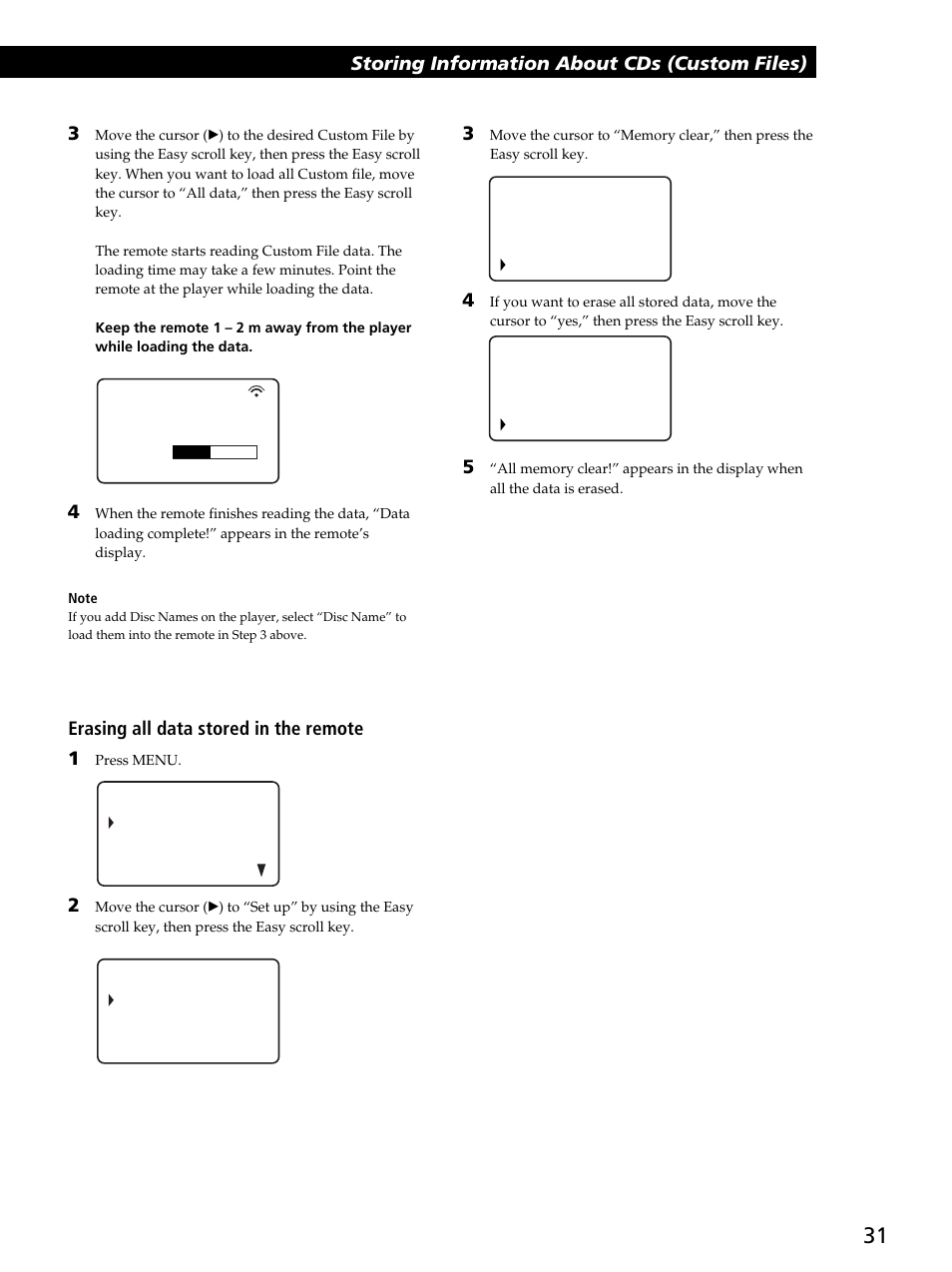 Sony CDP-CX450 User Manual | Page 31 / 48