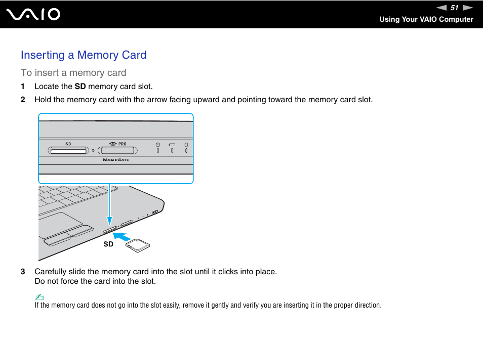 Sony VAIO VGN-NR Series User Manual | Page 51 / 162