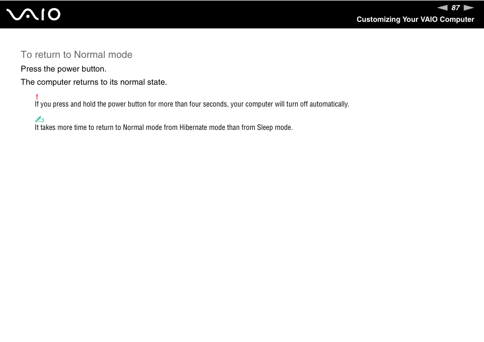 Sony VAIO VGN-NR Series User Manual | Page 87 / 162