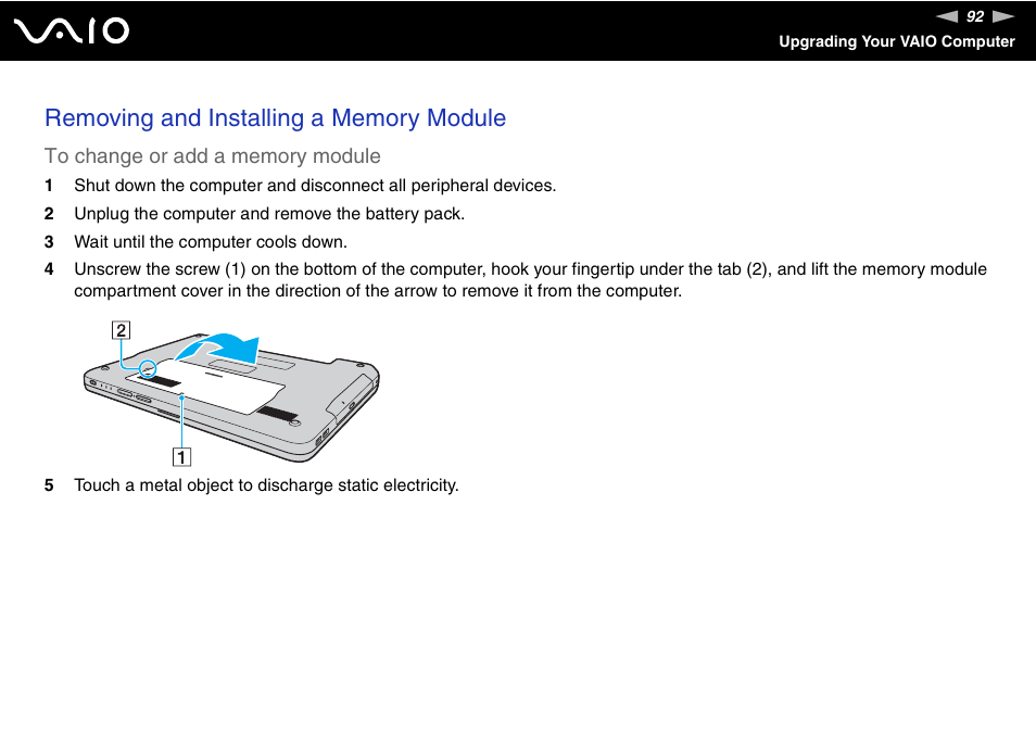 Sony VAIO VGN-NR Series User Manual | Page 92 / 162