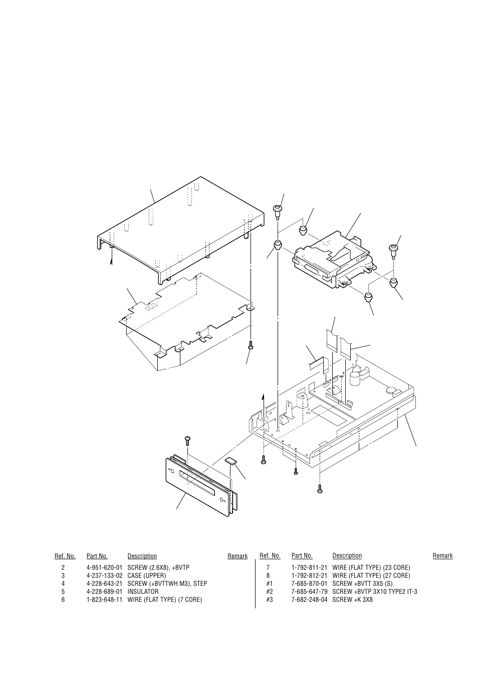 Exploded views, Case section, Mds-nt1 | Sony MDS-NT1 User Manual | Page 59 / 70