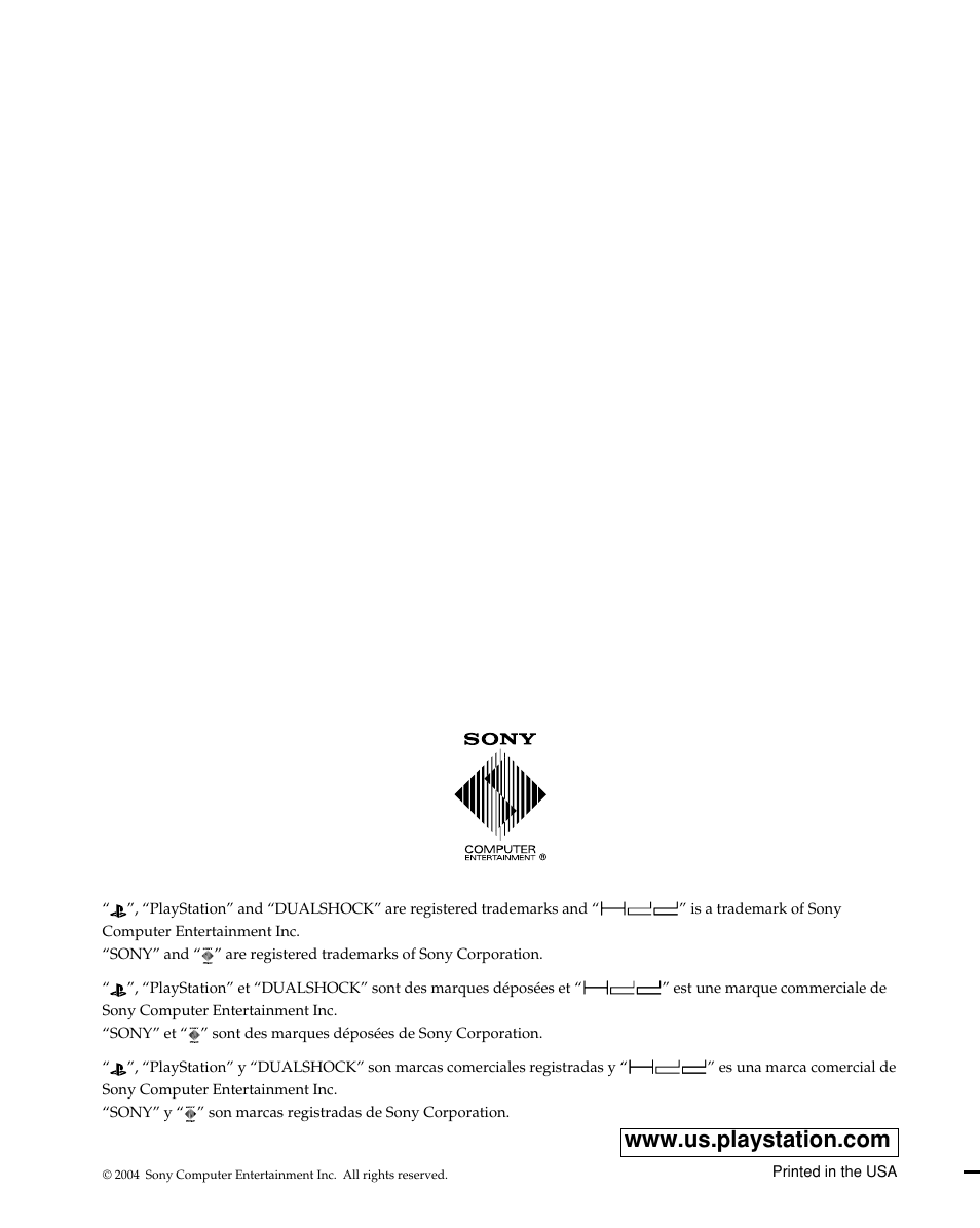 Sony PlayStation 2 User Manual | Page 112 / 112