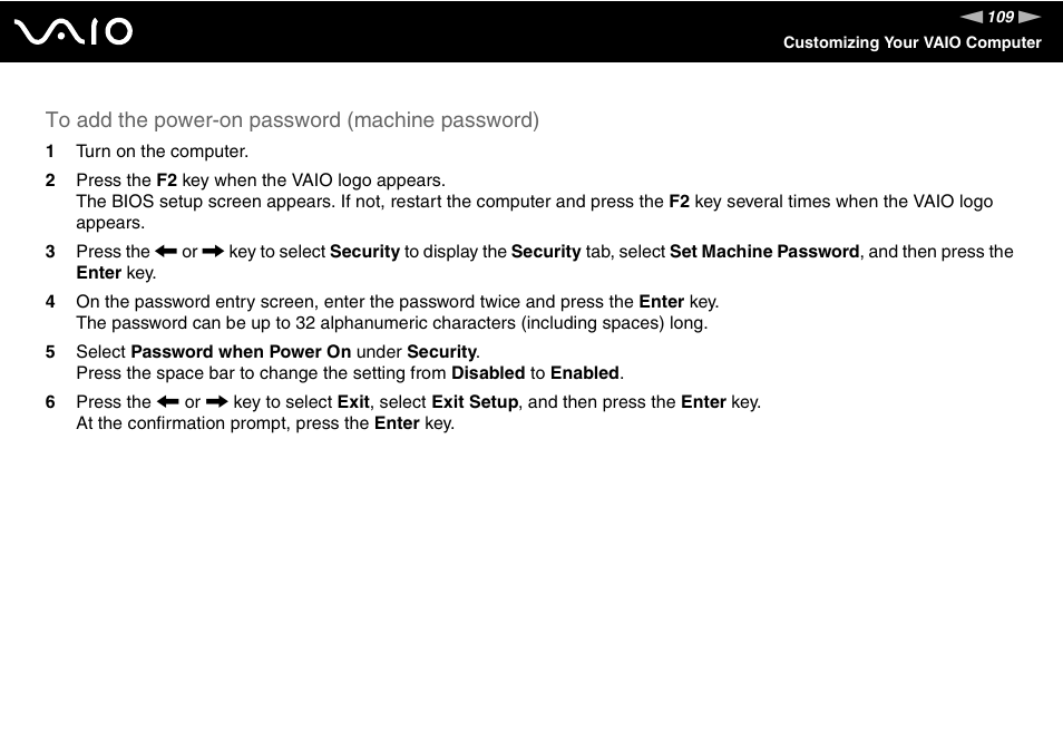 Sony VAIO VGN-SZ700 User Manual | Page 109 / 235