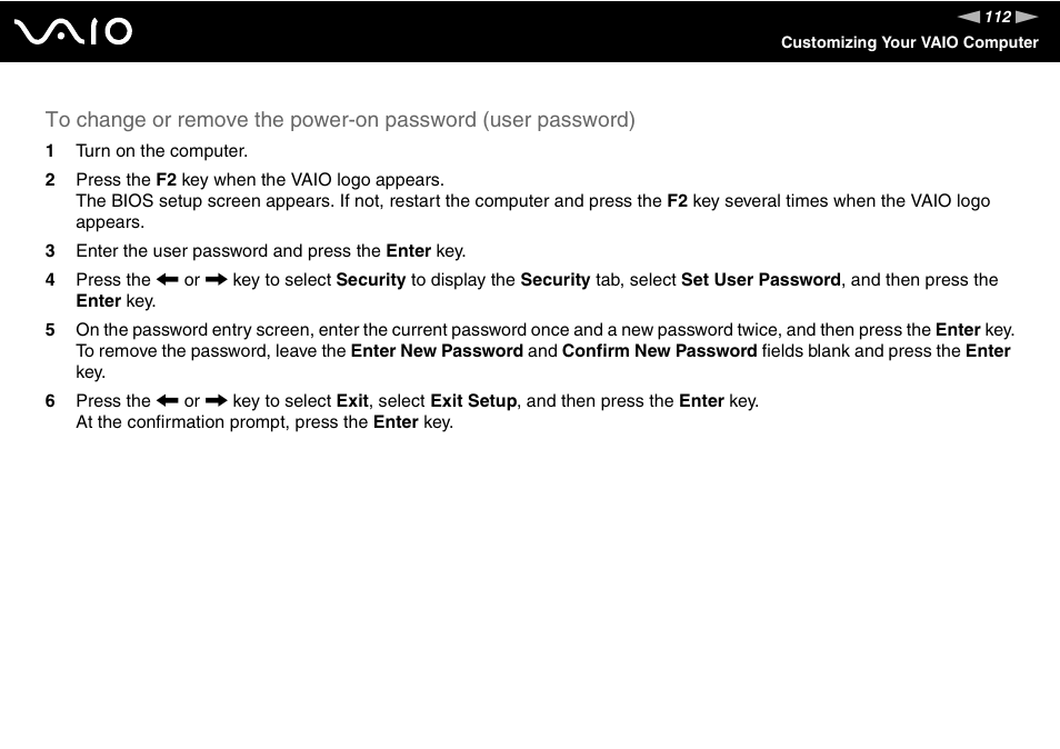 Sony VAIO VGN-SZ700 User Manual | Page 112 / 235