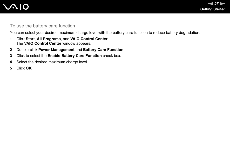 Sony VAIO VGN-SZ700 User Manual | Page 27 / 235