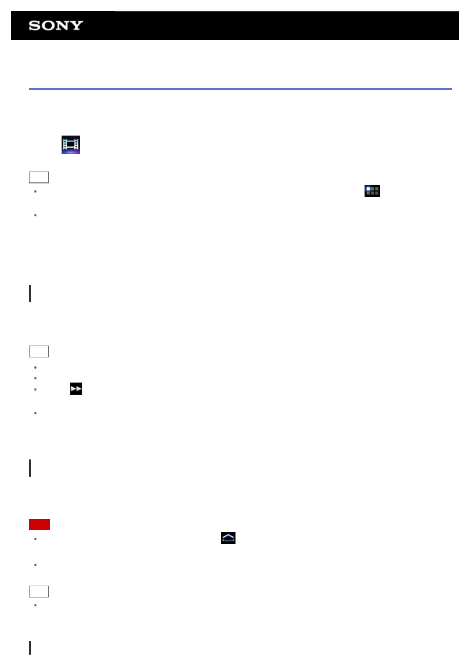 Video player | Sony SGPT11 User Manual | Page 79 / 161