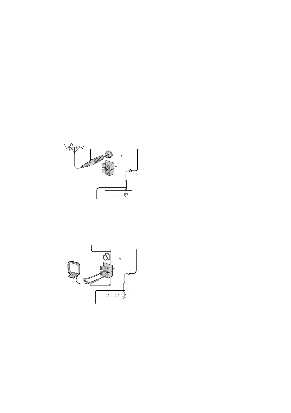 10 connecting outdoor aerials | Sony MHC-RX90 User Manual | Page 10 / 50