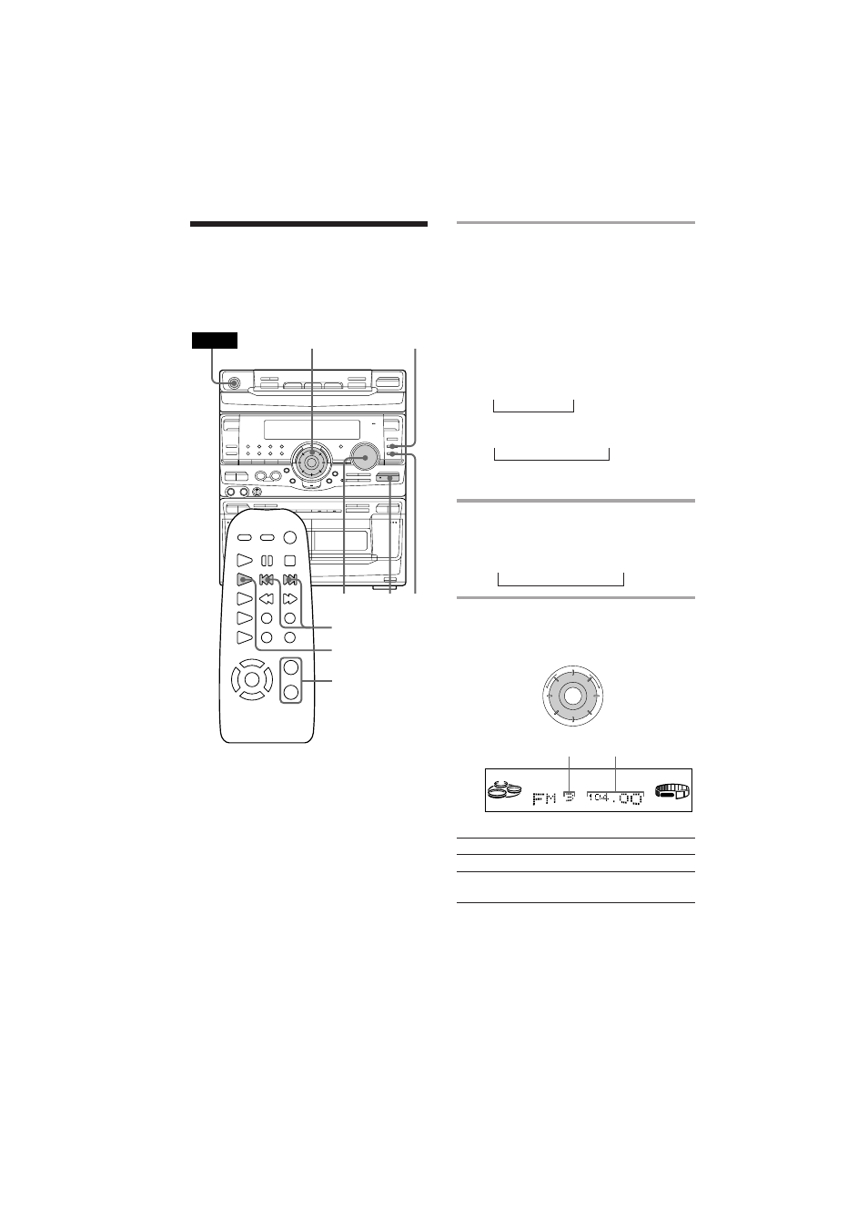 Listening to the radio | Sony MHC-RX90 User Manual | Page 14 / 50