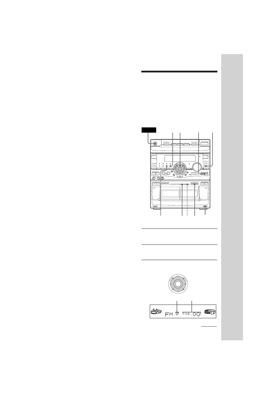 Recording from the radio | Sony MHC-RX90 User Manual | Page 15 / 50
