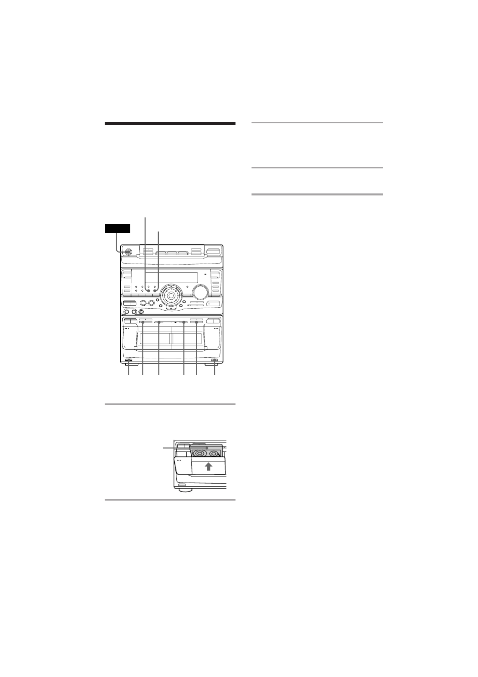 Recording from a tape | Sony MHC-RX90 User Manual | Page 18 / 50