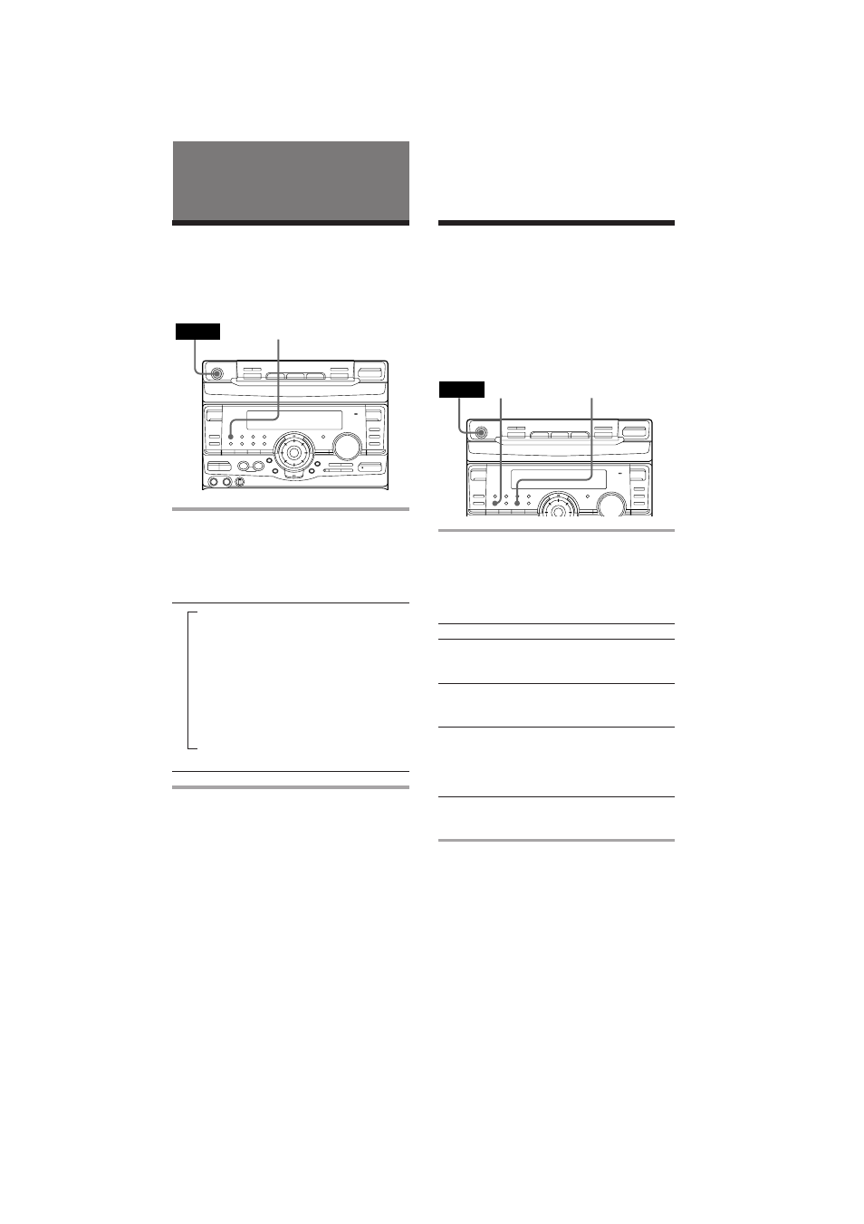 Using the cd display, Playing the cd tracks repeatedly, The cd player | Sony MHC-RX90 User Manual | Page 19 / 50