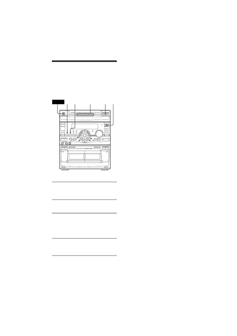 Playing the cd tracks in random order | Sony MHC-RX90 User Manual | Page 20 / 50