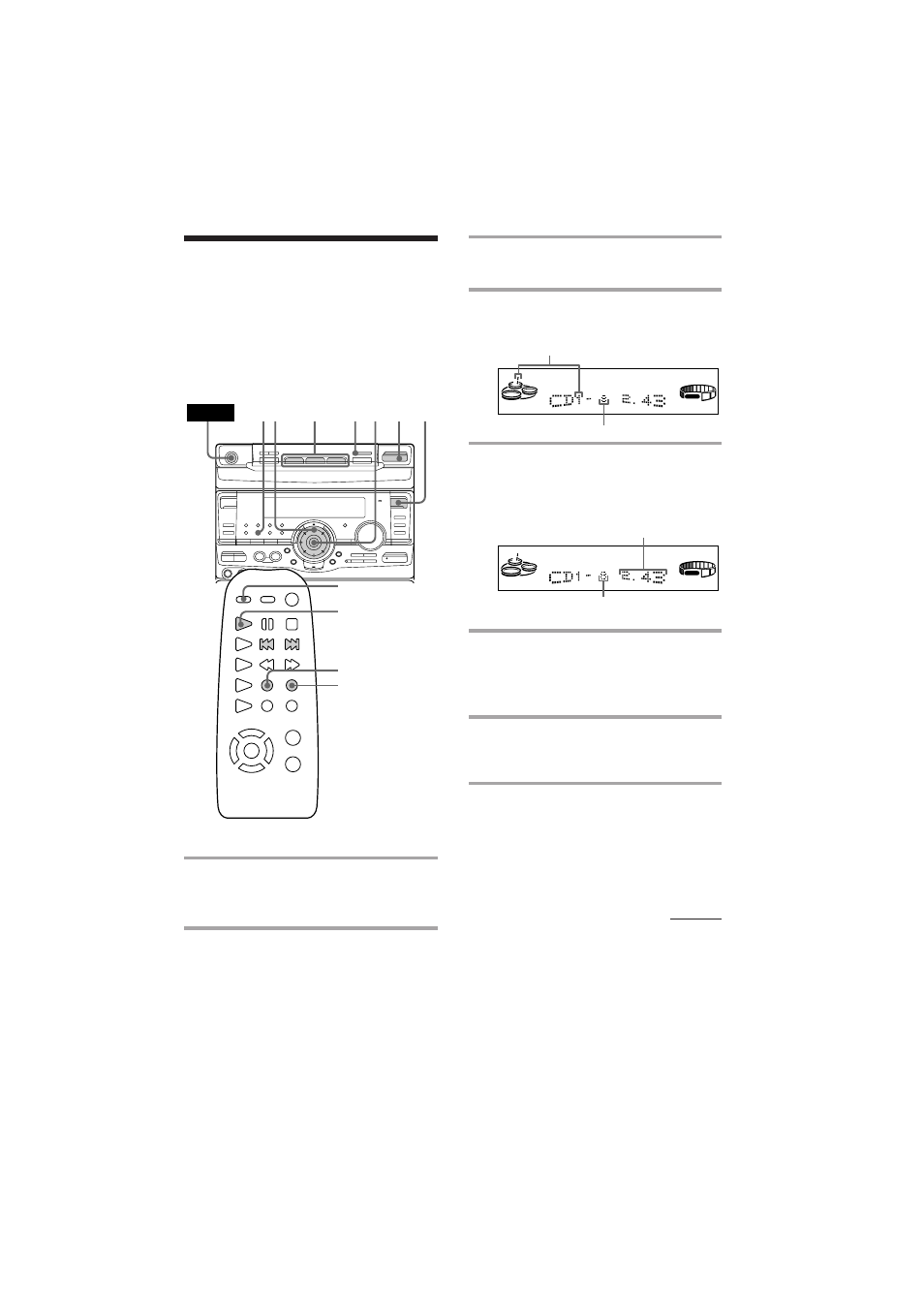 Programming the cd tracks | Sony MHC-RX90 User Manual | Page 21 / 50