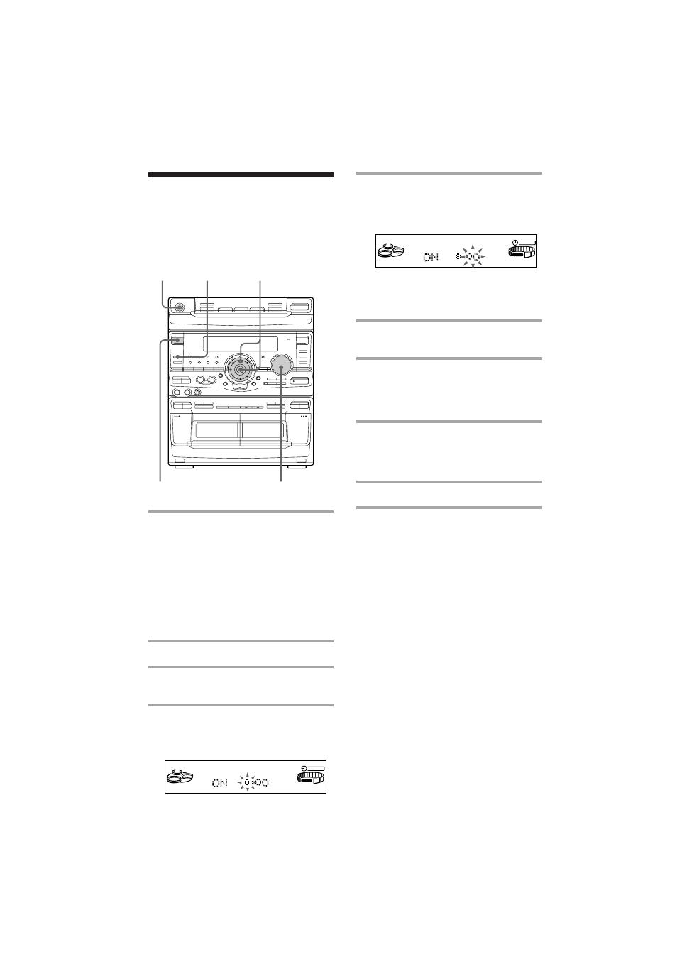 Waking up to music | Sony MHC-RX90 User Manual | Page 40 / 50