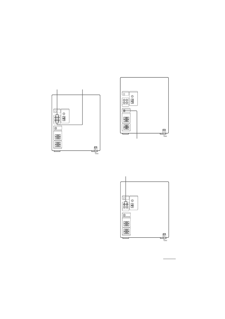 Connecting a vcr | Sony MHC-RX90 User Manual | Page 9 / 50
