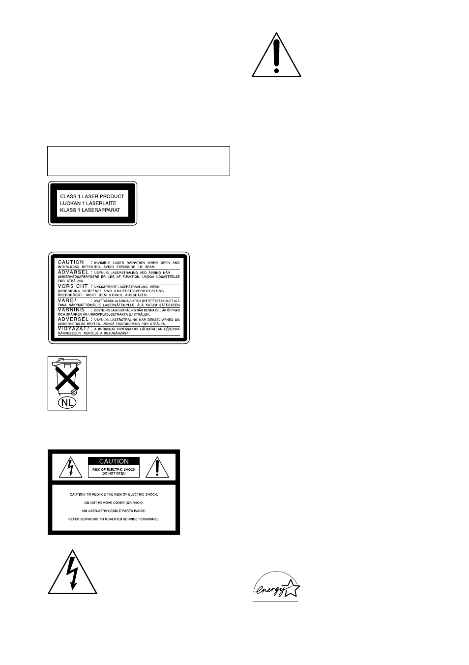 Warning | Sony CMT-EX100 User Manual | Page 2 / 24