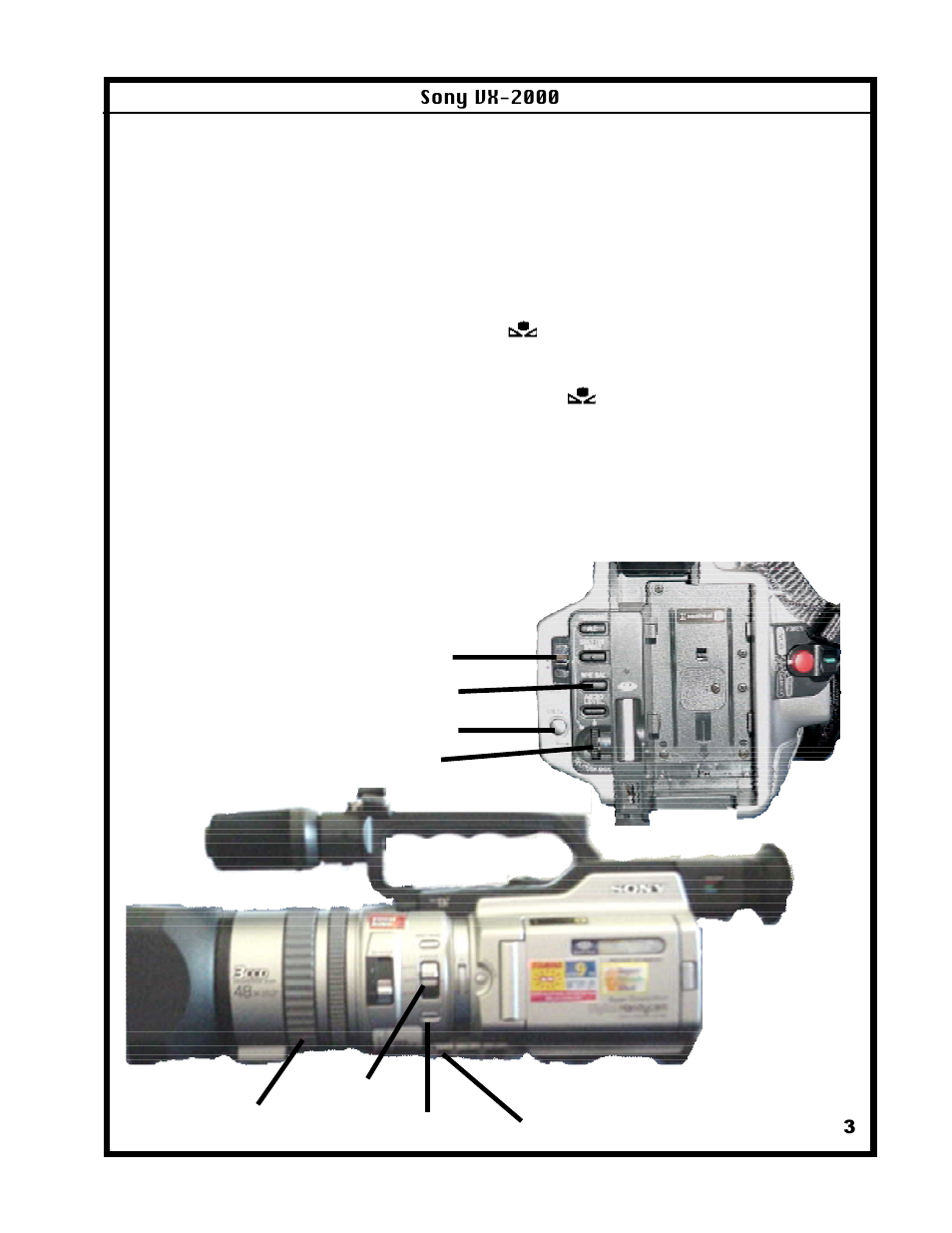 Sony VX-2000 User Manual | Page 3 / 9