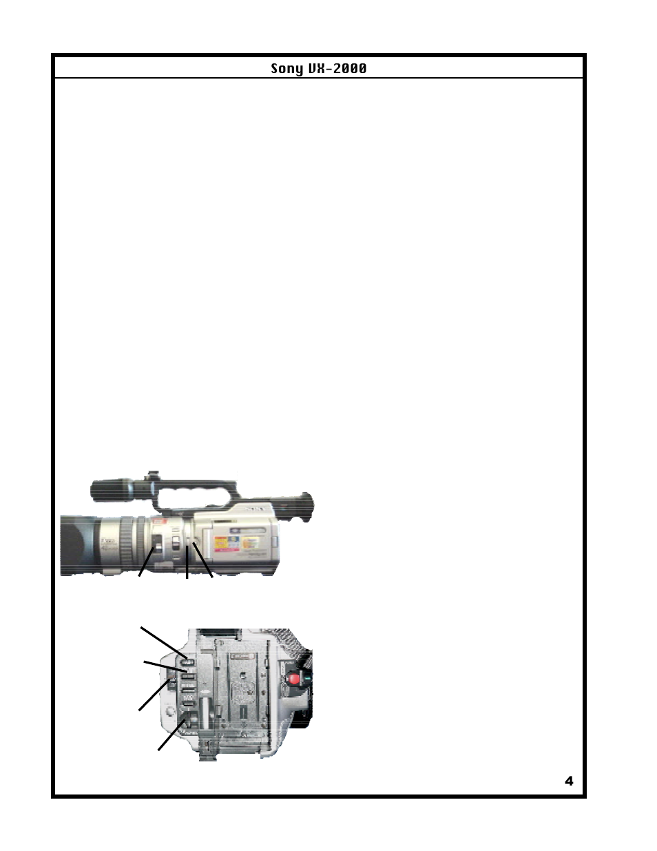 Sony VX-2000 User Manual | Page 4 / 9