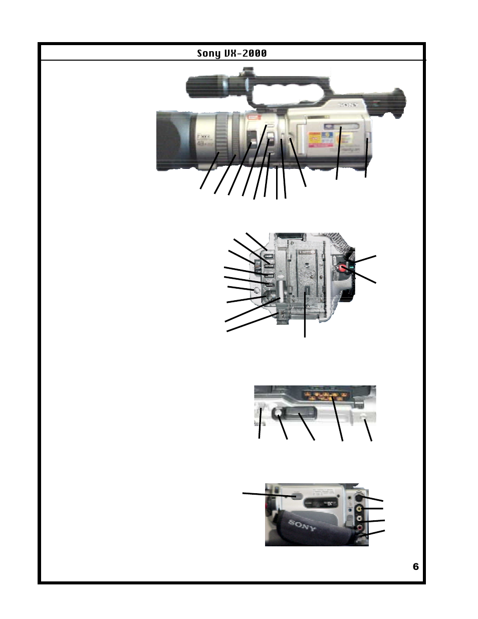 Sony VX-2000 User Manual | Page 6 / 9