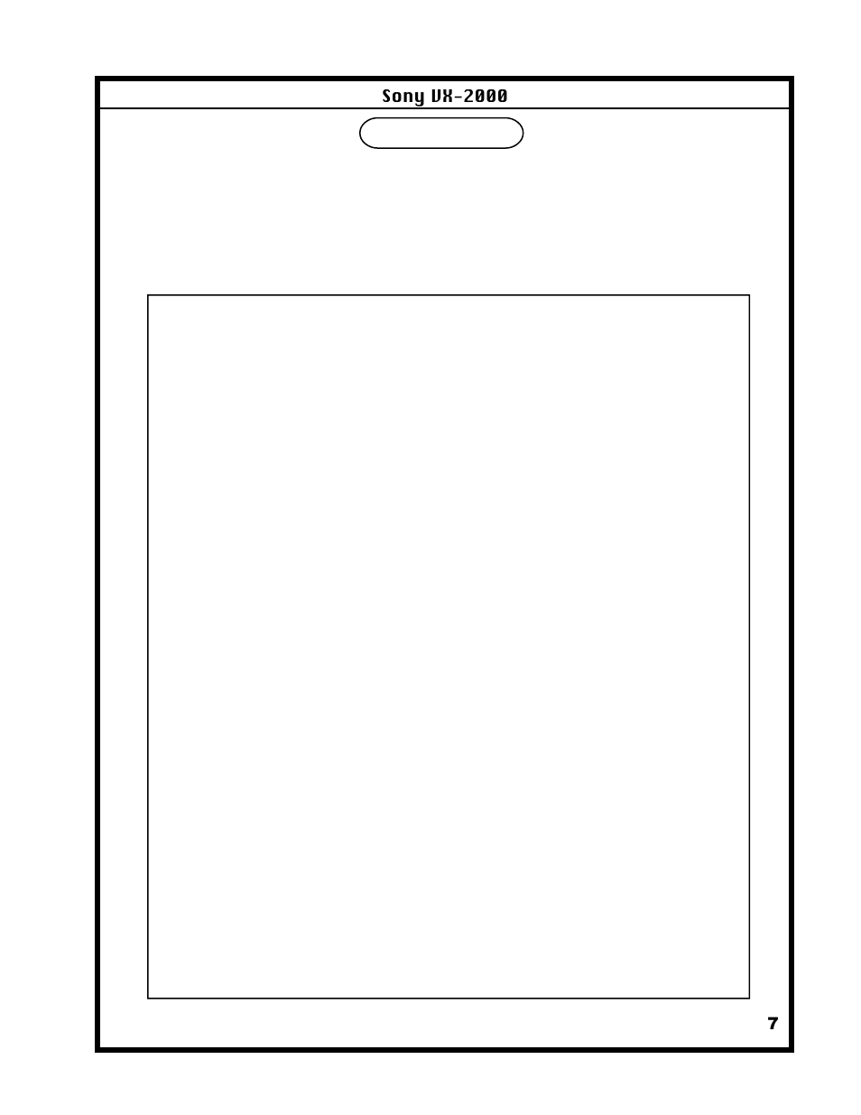 Sony VX-2000 User Manual | Page 7 / 9