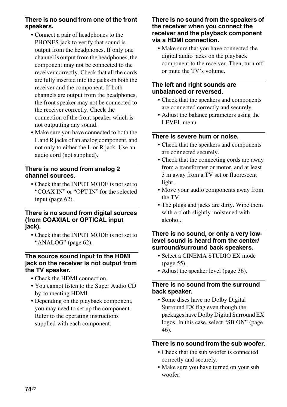 Sony HT DDW1600 User Manual | Page 74 / 80