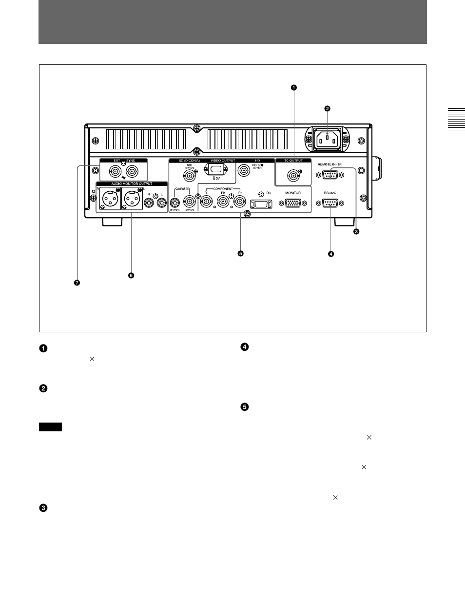 2 connector panel | Sony J-H1 User Manual | Page 18 / 53