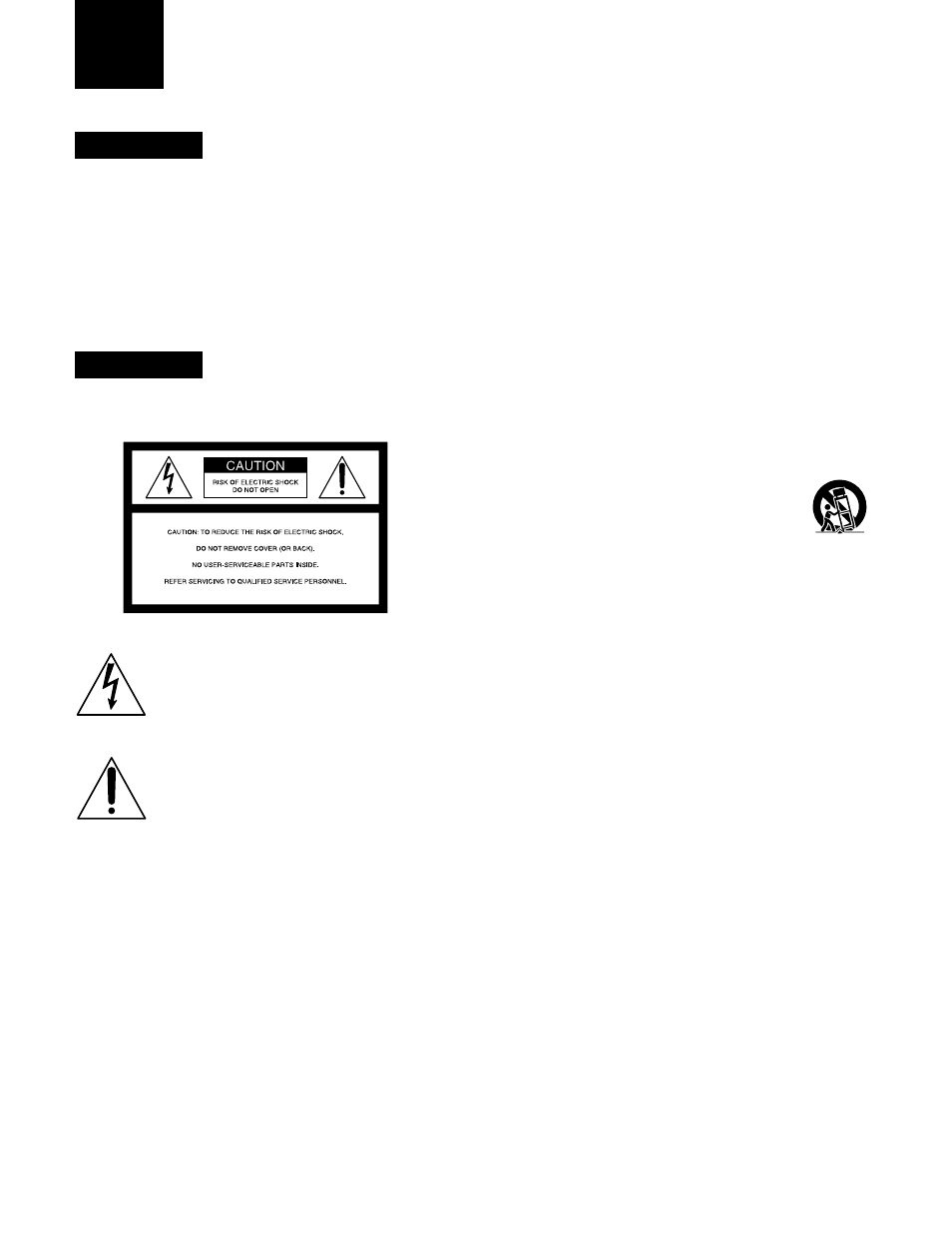 Warning, Important safety instructions | Sony J-H1 User Manual | Page 2 / 53